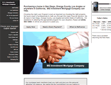 Tablet Screenshot of msinvestment.com